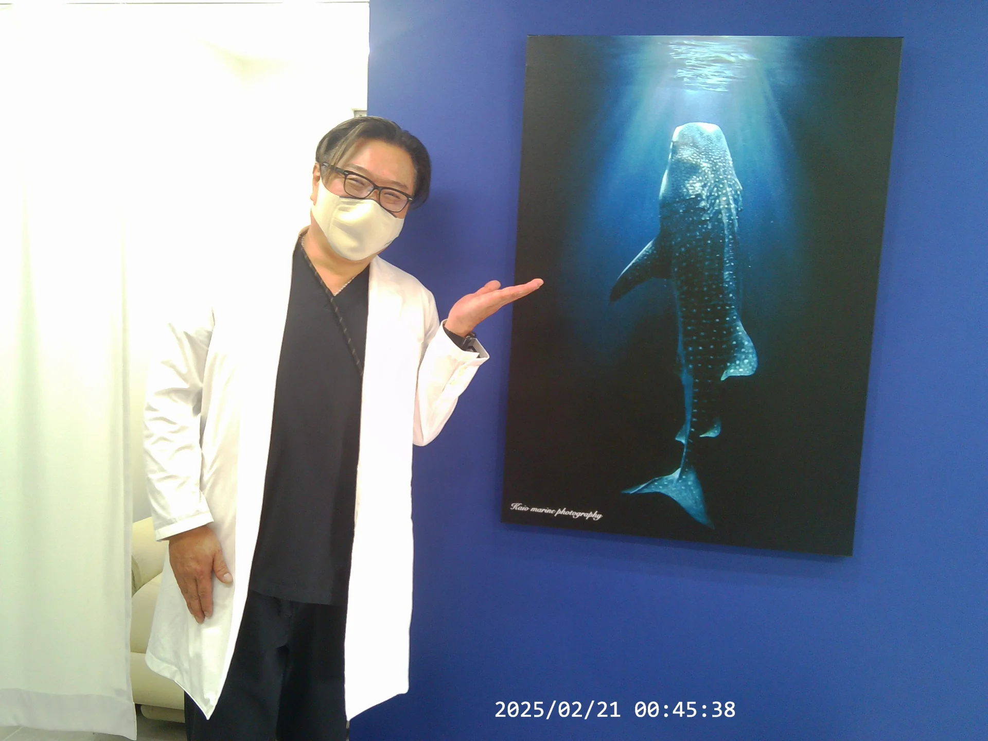 院長先生の上能寛之先生と写真