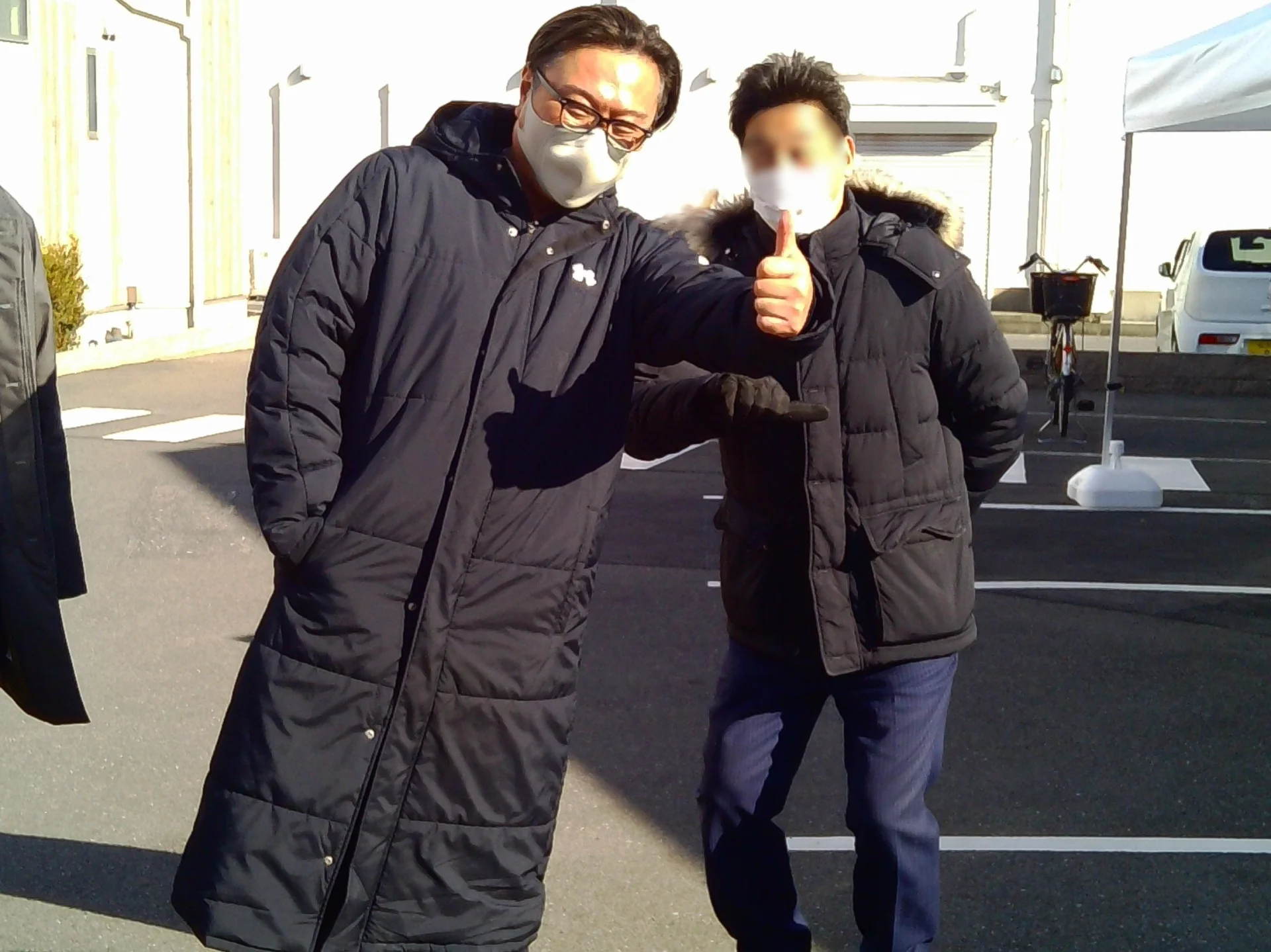 院長先生の笑顔